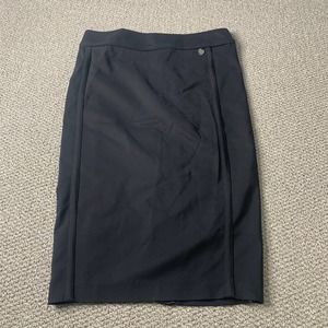 Twin Set By Simona Barbieri Womens Skirt Small‎ Black Gonna Straight & Pencil